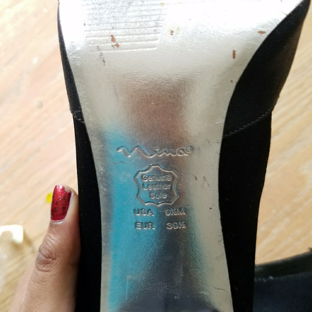 Black Nina Heels - Picture 7 of 8